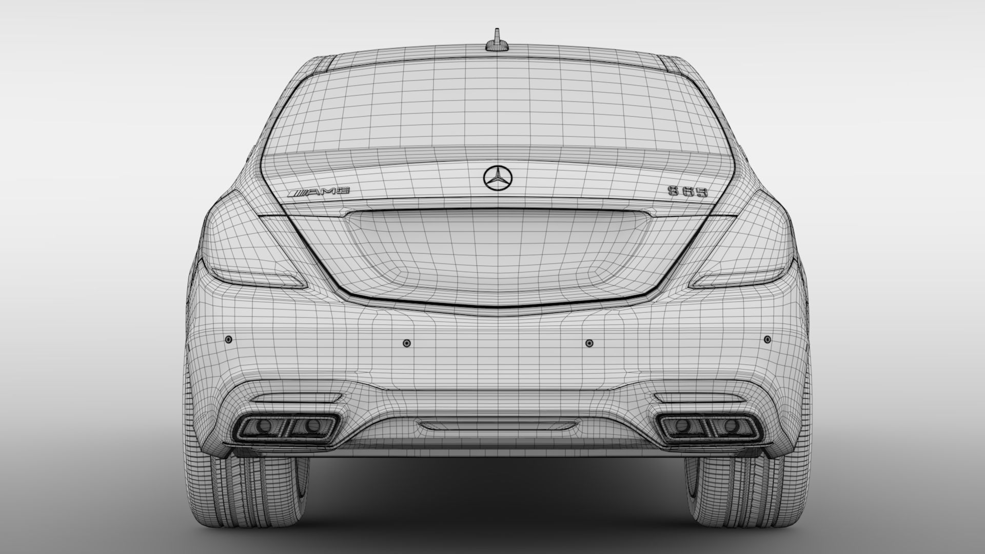 Mercedes AMG Maybach S 65 Pullman VV222 2019 3D model_19