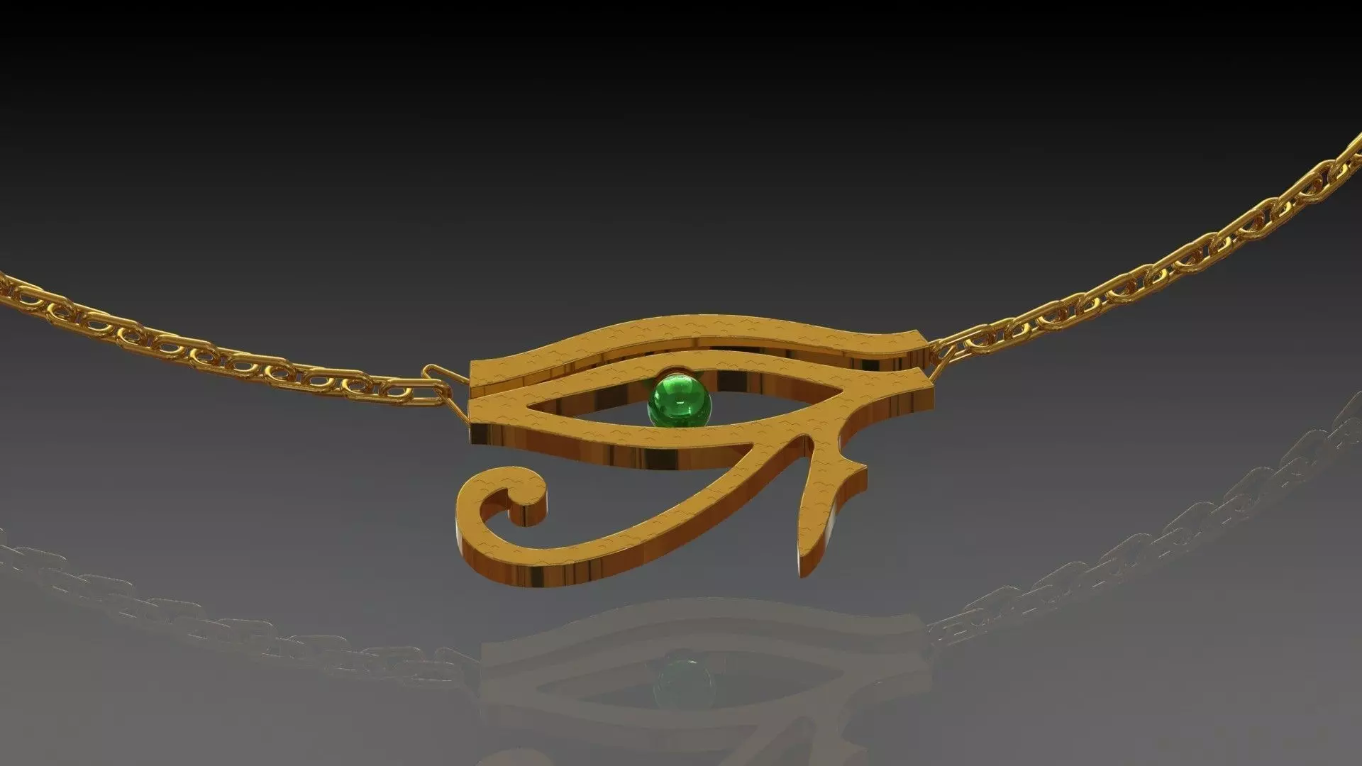 The eye of Horus Free 3D model