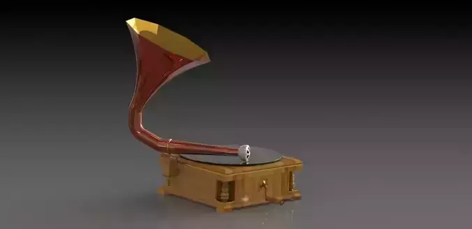 Gramophone Vintage vinyl player