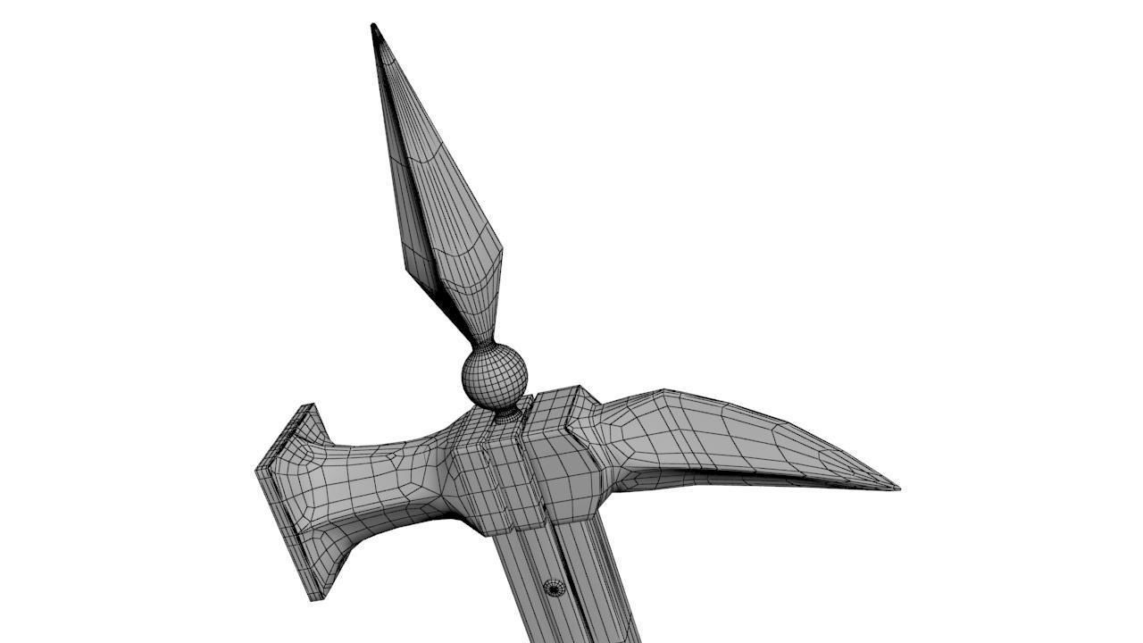 Arms and Armour of the Medieval Knight 2 Low-poly 3D model_2