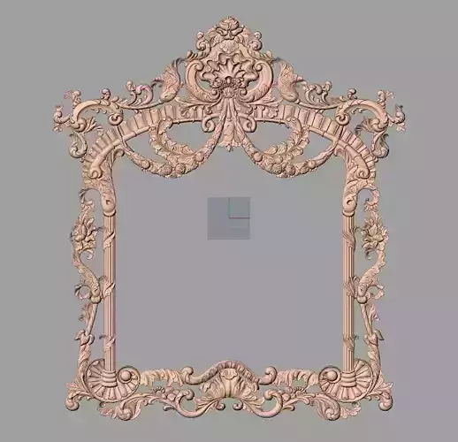 Photo frame 3D relief models STL Files used for CNC Router E860