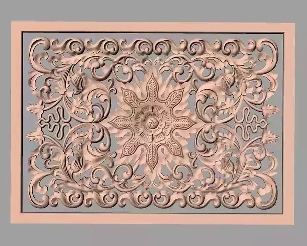 3D carved model furniture 3D design used for artcam aspire E856
