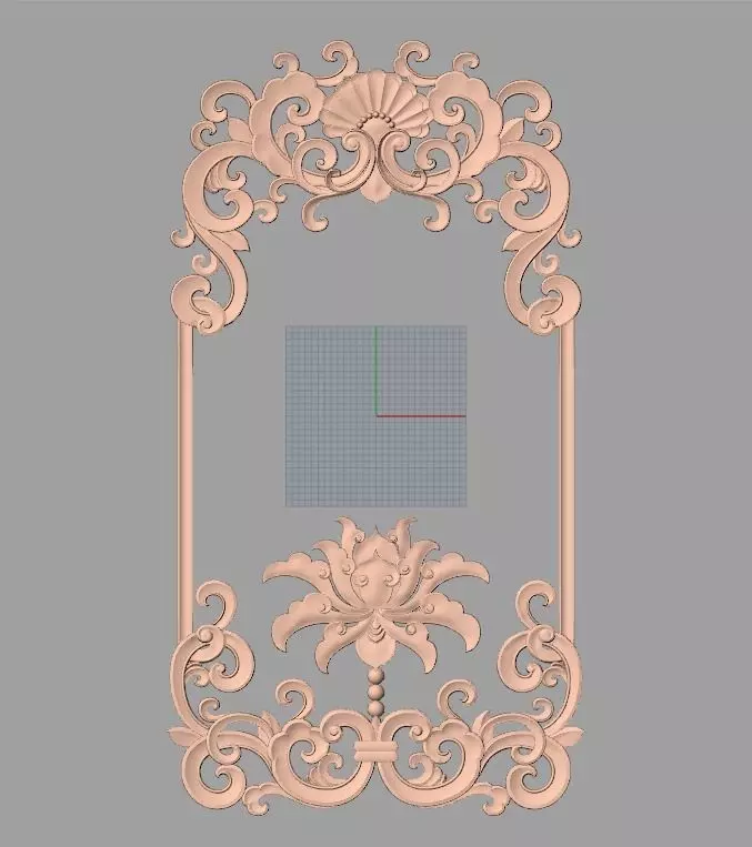 3D carved model furniture 3D design used for artcam aspire E853 3D model_0