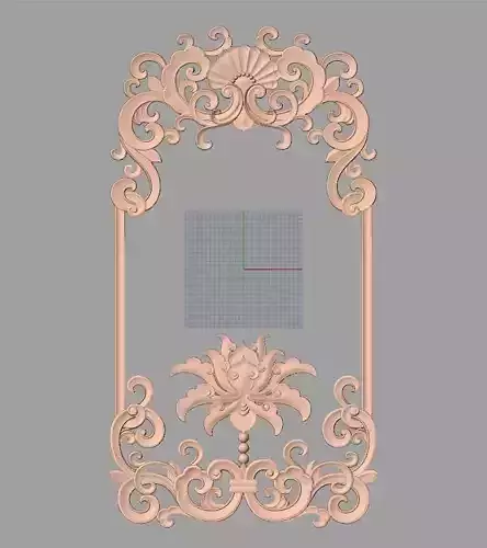 3D carved model furniture 3D design used for artcam aspire E853