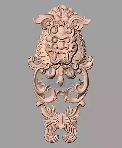 3D carved model furniture 3D design used for artcam aspire E852