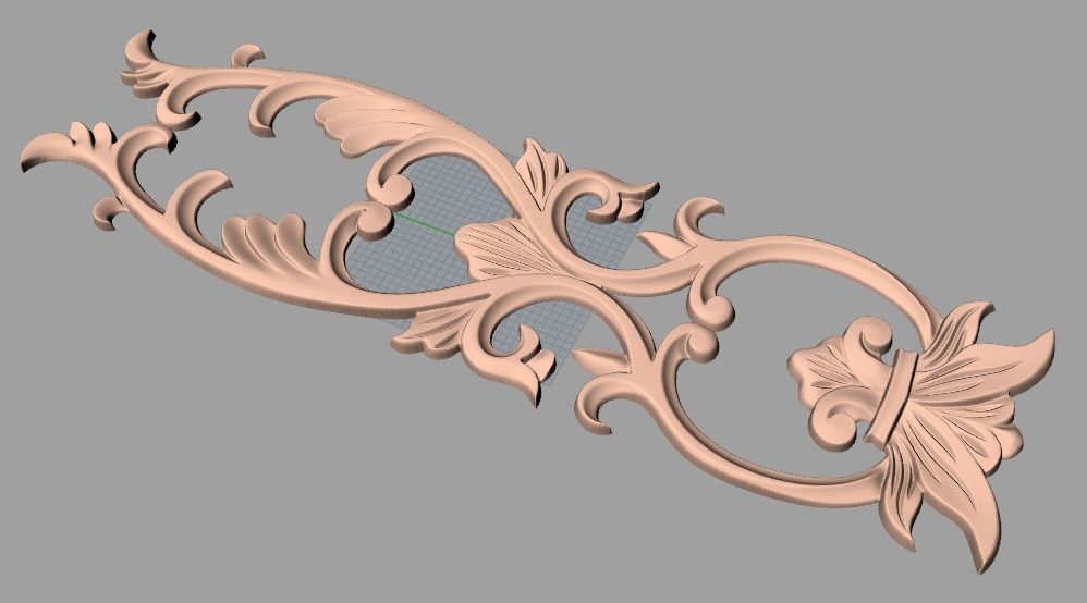 3D carved model furniture 3D design used for artcam aspire E851 3D model_1