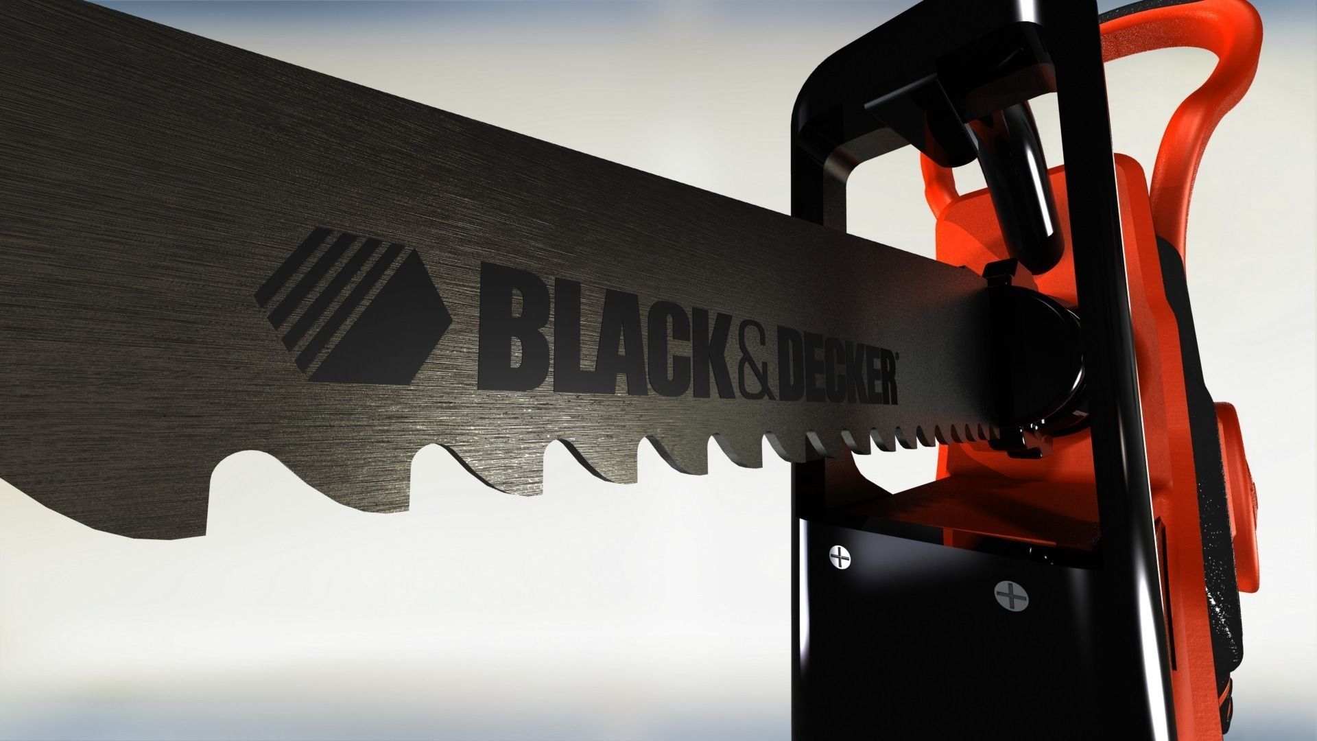 Black Decker Reciprocating Saw Free 3D model_9