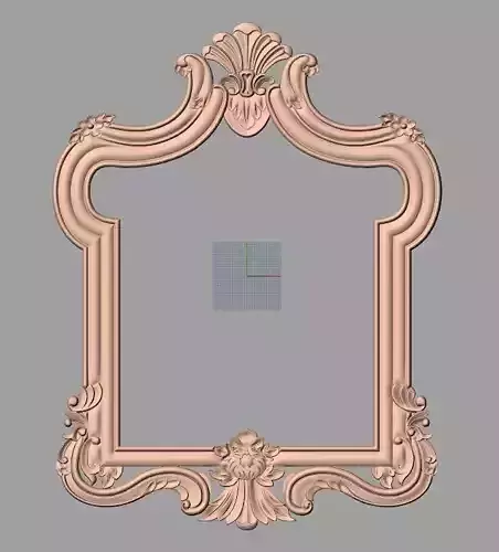 Photo frame 3D relief models STL Files used for CNC Router E995