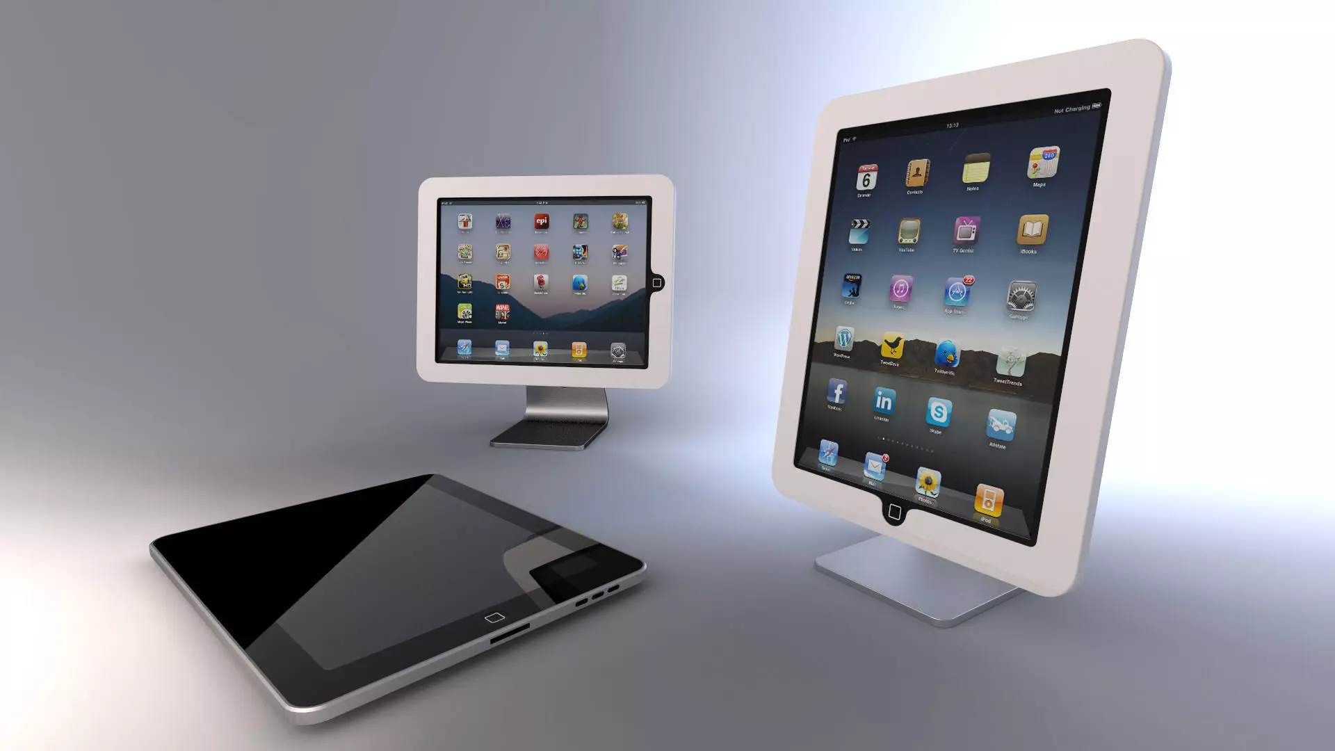 iPad Stand Free 3D model_0