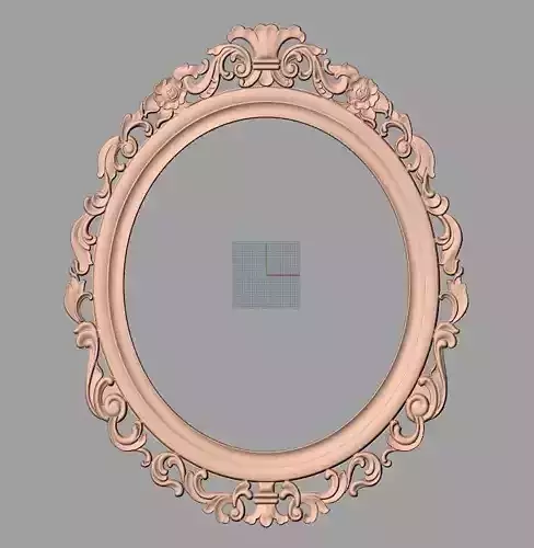 Photo frame 3D relief models STL Files used for CNC Router E994