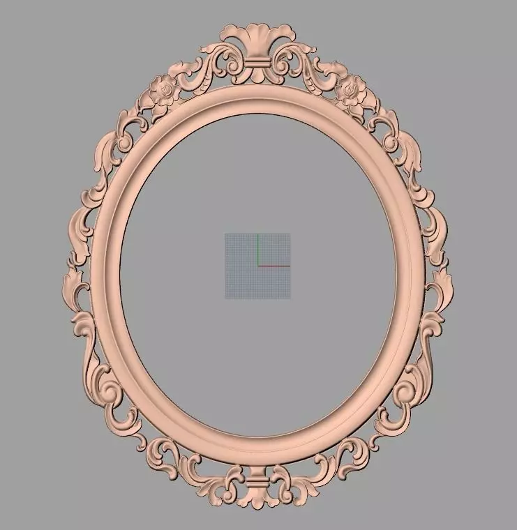 Photo frame 3D relief models STL Files used for CNC Router E994 3D model_0