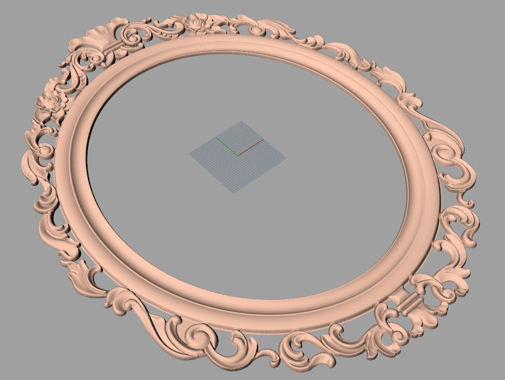 Photo frame 3D relief models STL Files used for CNC Router E994 3D model_1