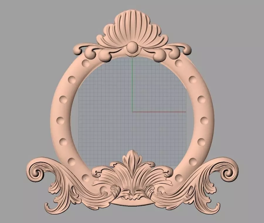 Photo frame 3D relief models STL Files used for CNC Router E993 3D model_0