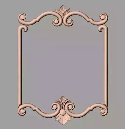 Photo frame 3D relief models STL Files used for CNC Router E991