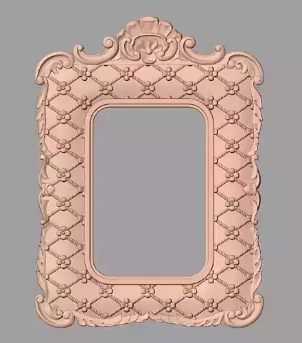 Photo frame 3D relief models STL Files used for CNC Router E988