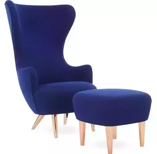 Wingback  Lounge Chair 3D model