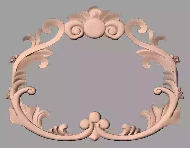 Photo frame 3D relief models STL Files used for CNC Router E979