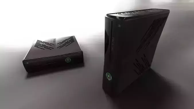 Xbox 360 S Free 3D model