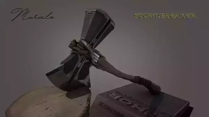 STORMBREAKER - THOR AXE 3D model