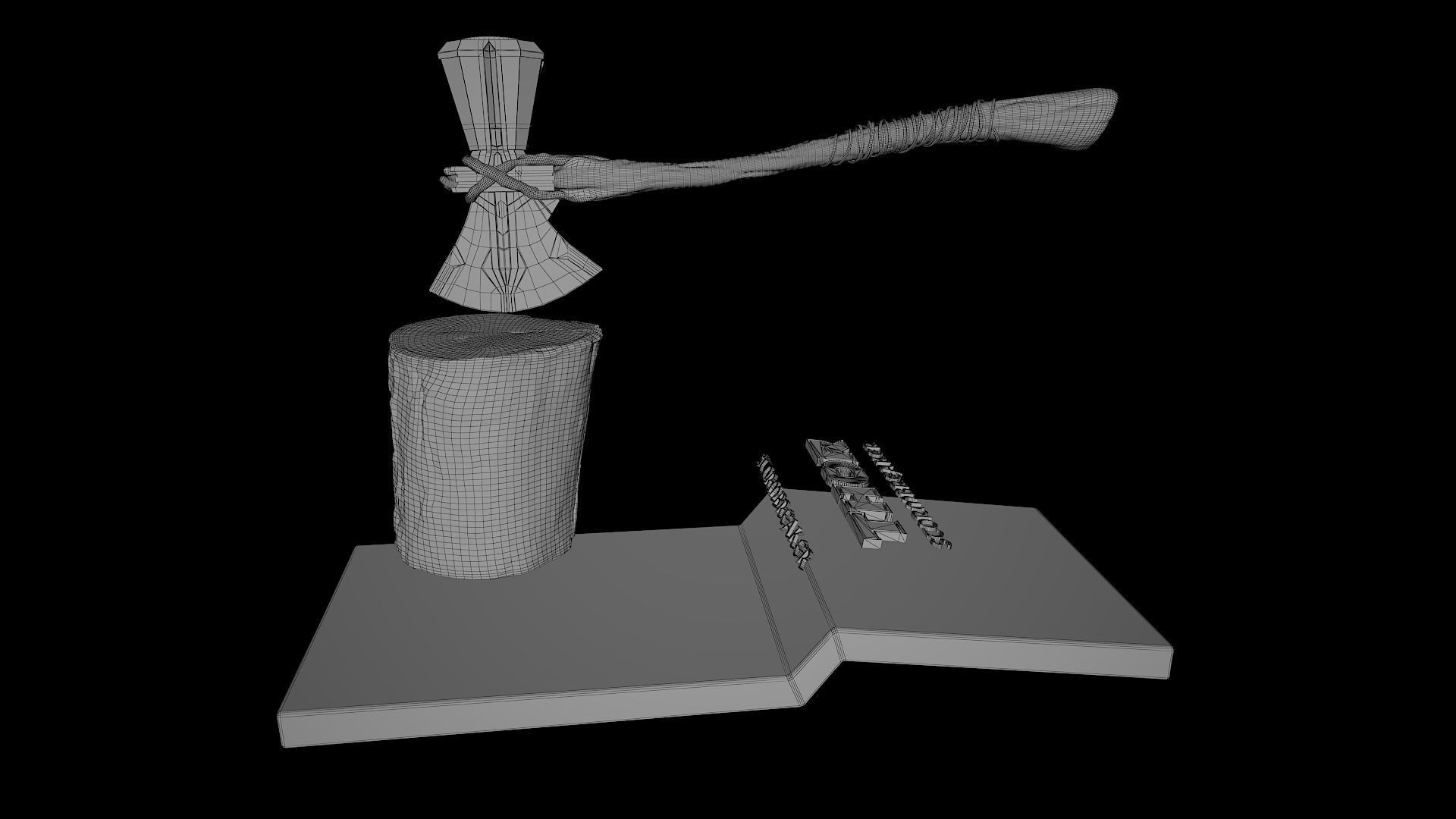 STORMBREAKER - THOR AXE 3D model_8