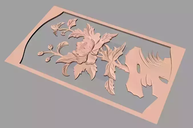 3D carved model furniture 3D design used for artcam aspire E1008