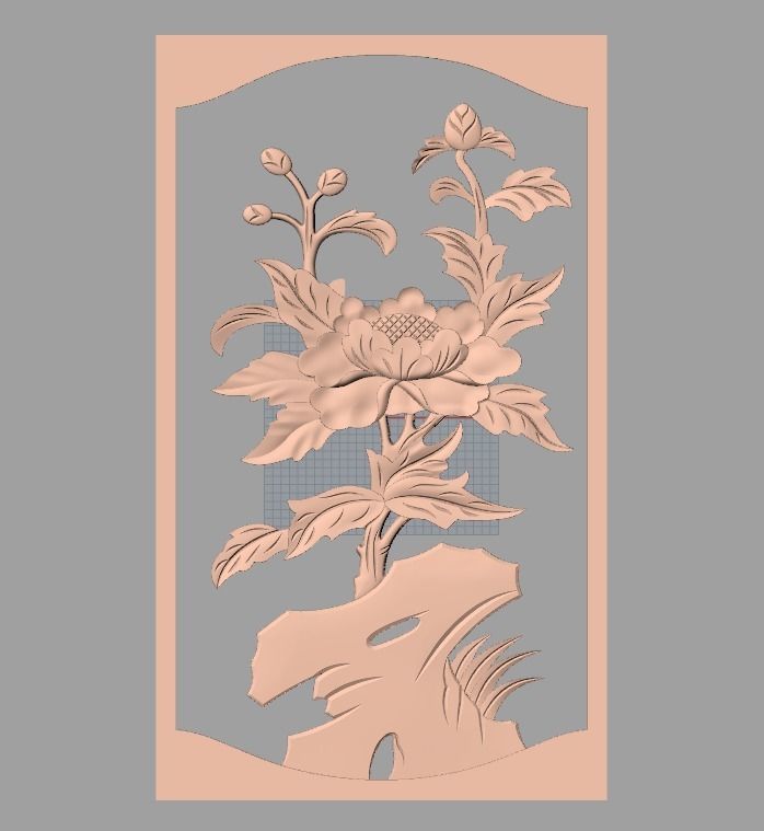 3D carved model furniture 3D design used for artcam aspire E1008 3D model_1