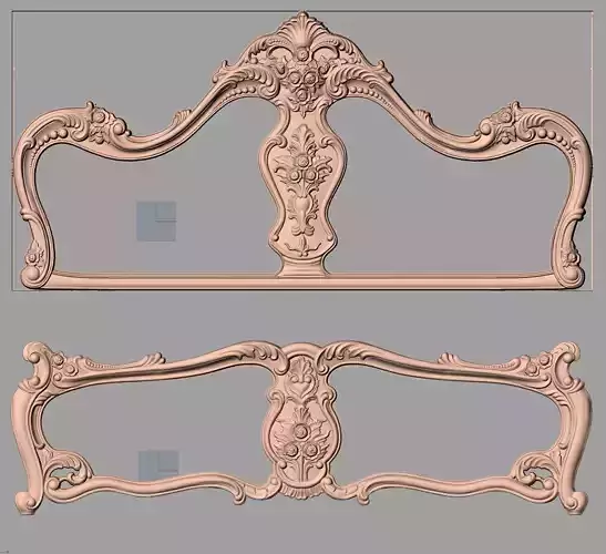 Bed 3D relief models STL Files used for CNC Router E1005 3D model