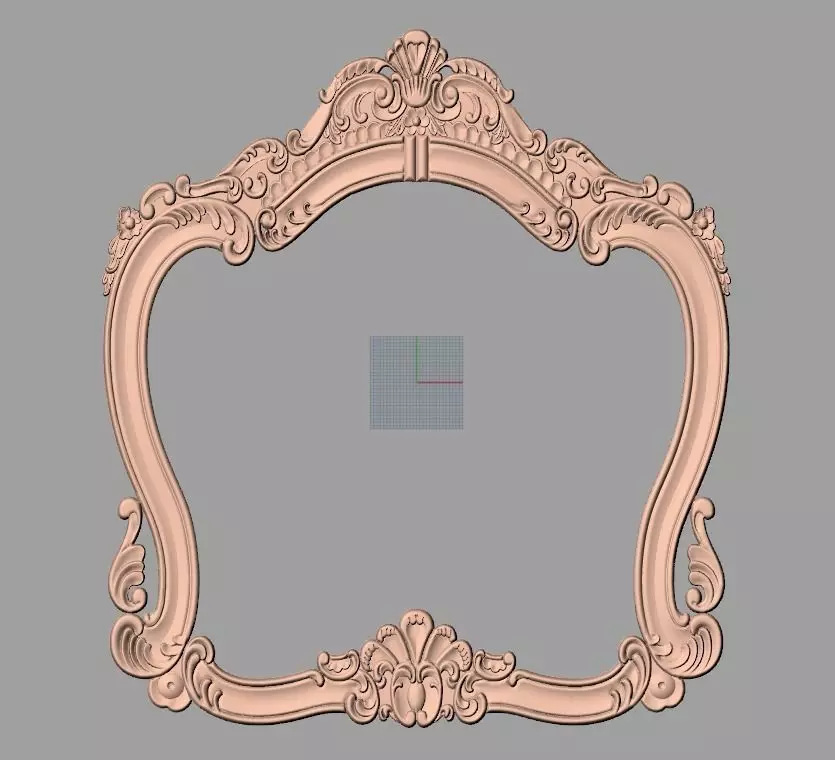 Photo frame 3D relief models STL Files used for CNC Router E1002 3D model_0