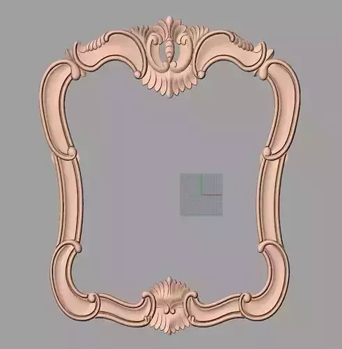 Photo frame 3D relief models STL Files used for CNC Router E1001