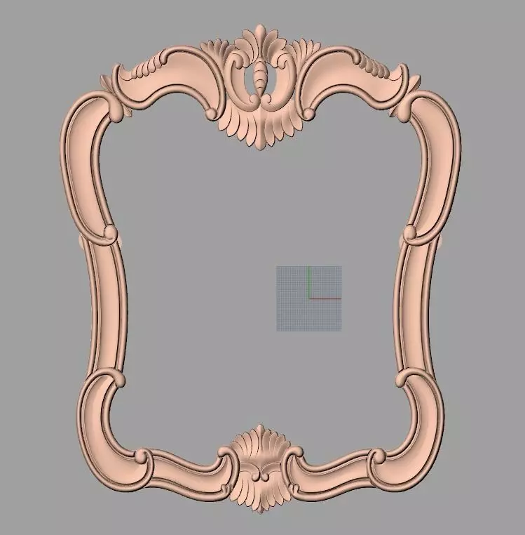 Photo frame 3D relief models STL Files used for CNC Router E1001 3D model_0