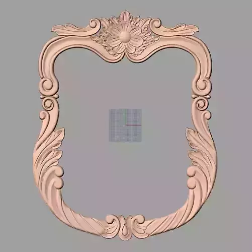 Photo frame 3D relief models STL Files used for CNC Router E1000