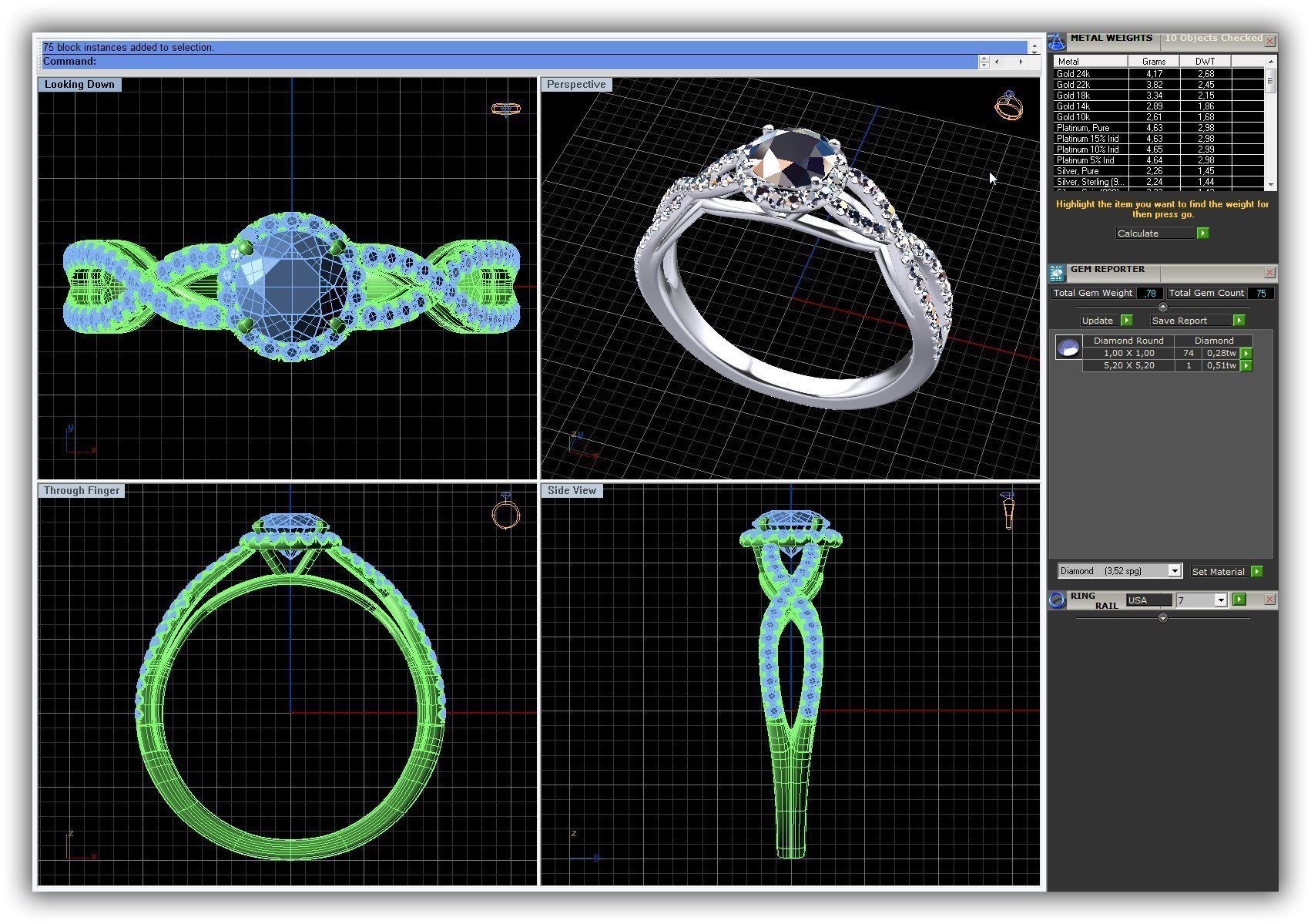BULK-3DM-WithOut Gems-RING 51 Files 3D print model_48