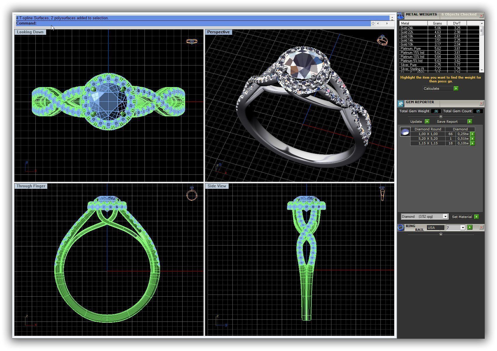 BULK-3DM-WithOut Gems-RING 51 Files 3D print model_25