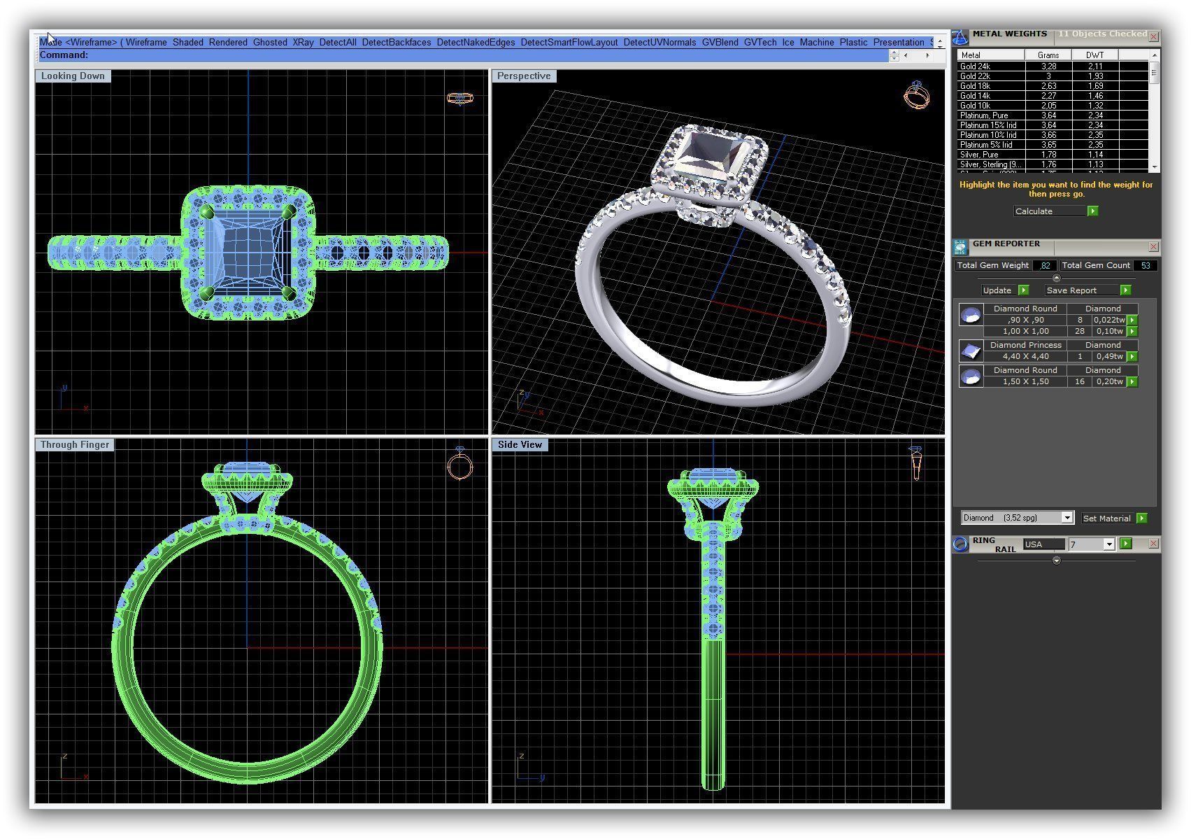 BULK-3DM-WithOut Gems-RING 51 Files 3D print model_11