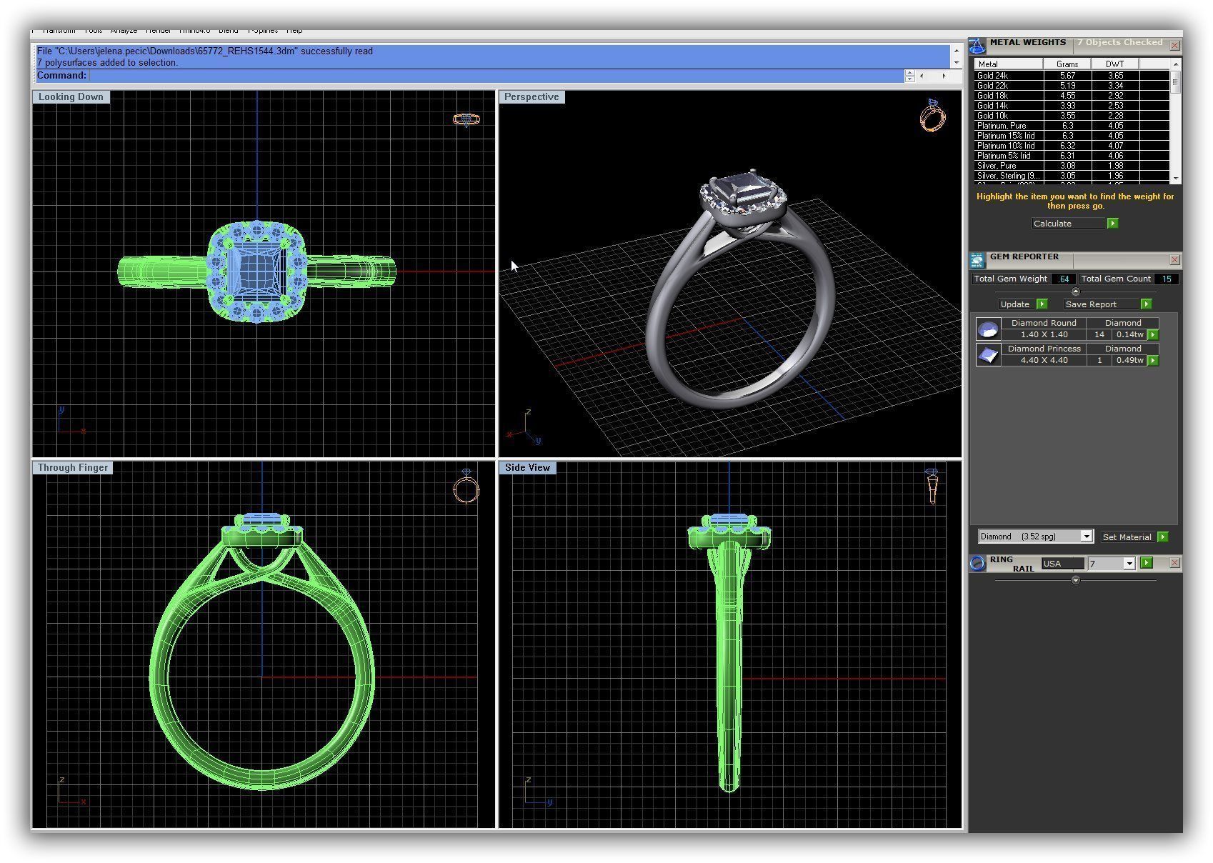 BULK-3DM-WithOut Gems-RING 51 Files 3D print model_21