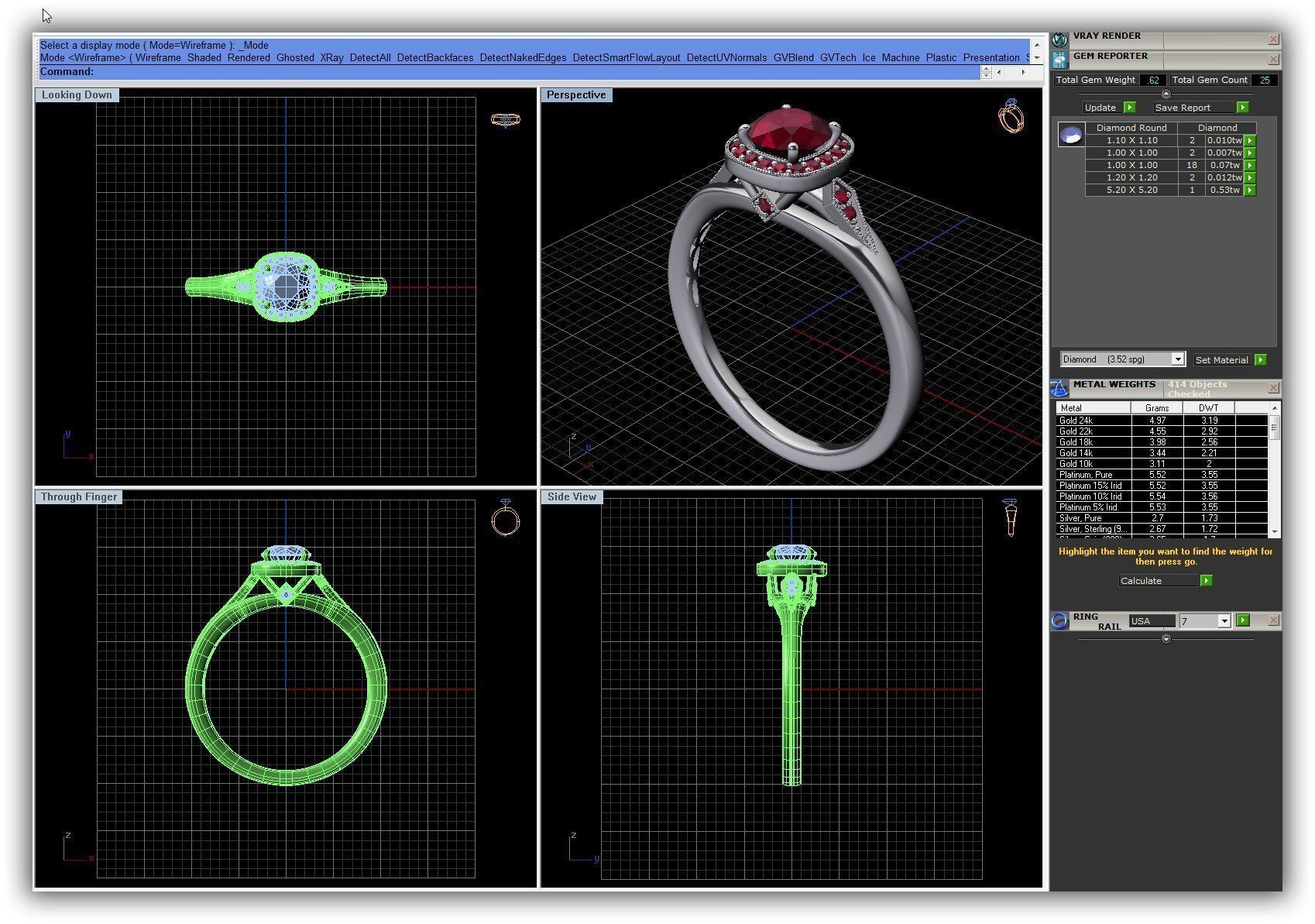 BULK-3DM-WithOut Gems-RING 51 Files 3D print model_39