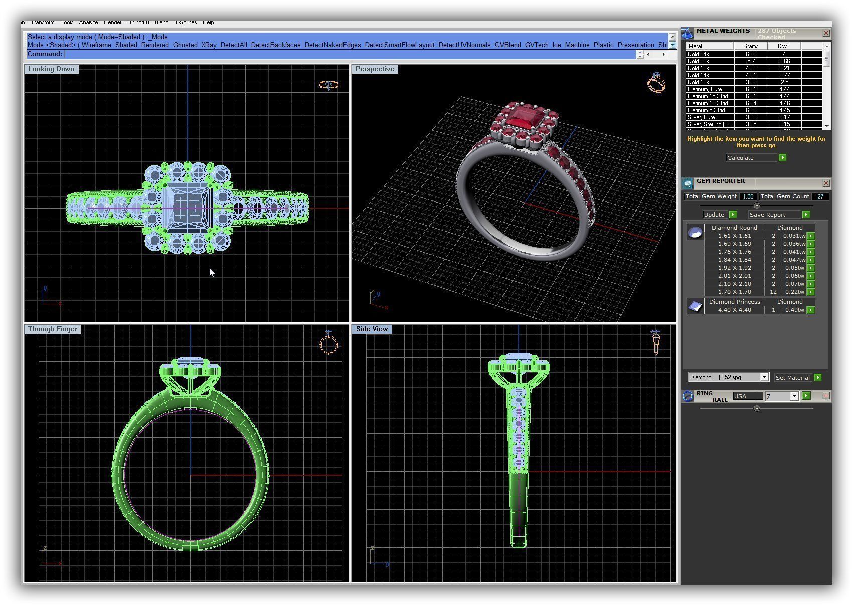 BULK-3DM-WithOut Gems-RING 51 Files 3D print model_23