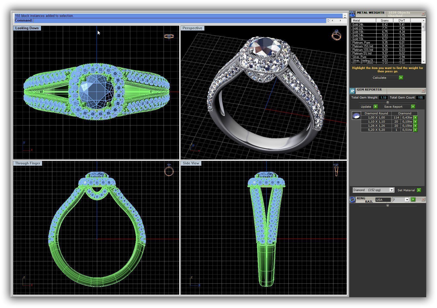 BULK-3DM-WithOut Gems-RING 51 Files 3D print model_46