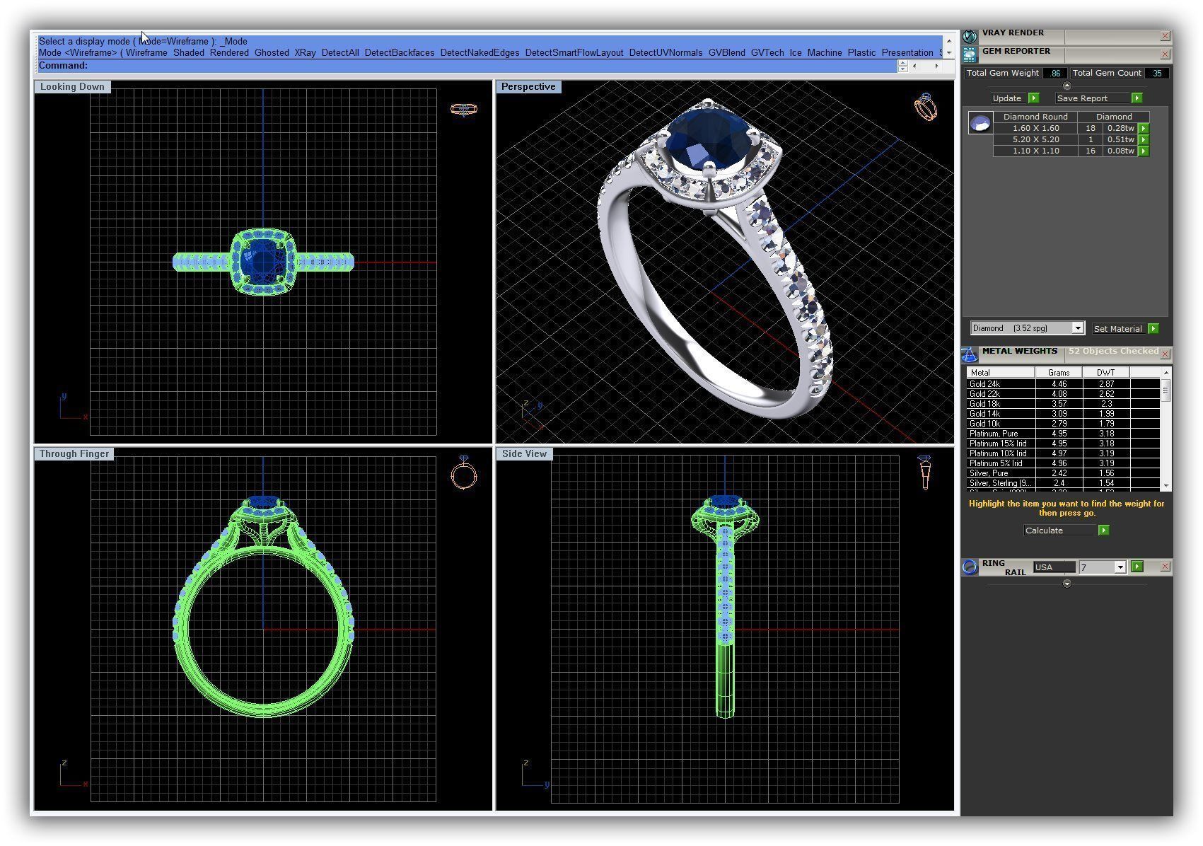 BULK-3DM-WithOut Gems-RING 51 Files 3D print model_36