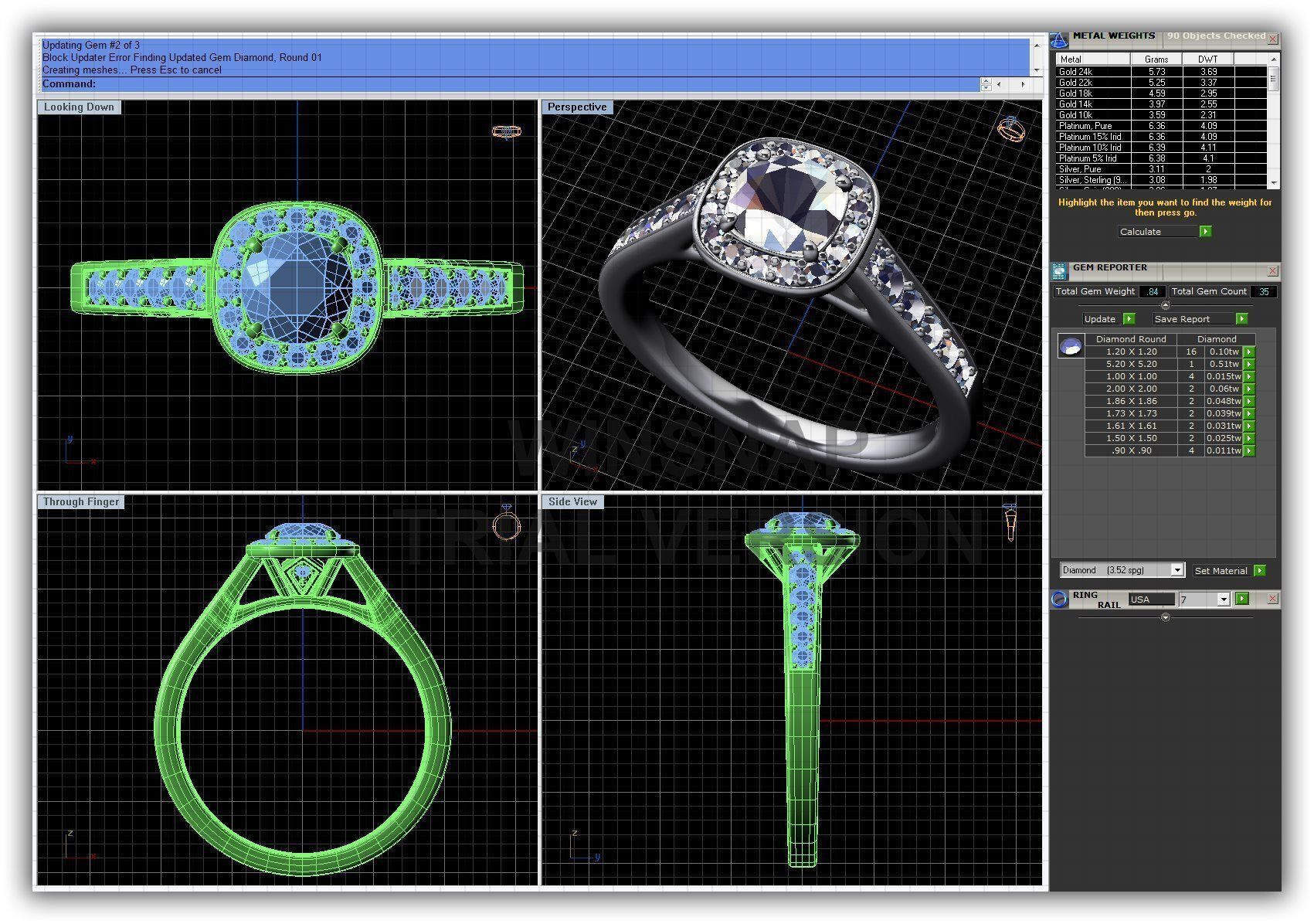 BULK-3DM-WithOut Gems-RING 51 Files 3D print model_27