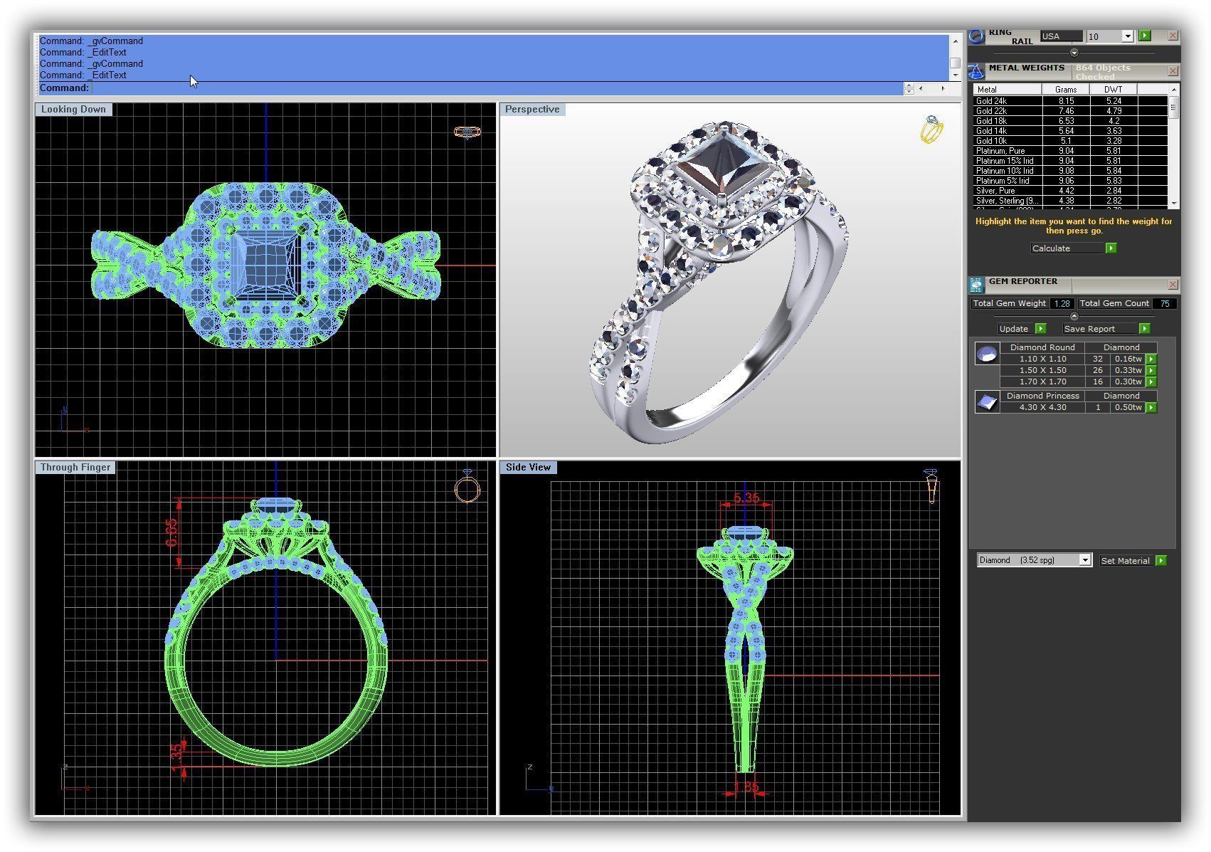 BULK-3DM-WithOut Gems-RING 51 Files 3D print model_12