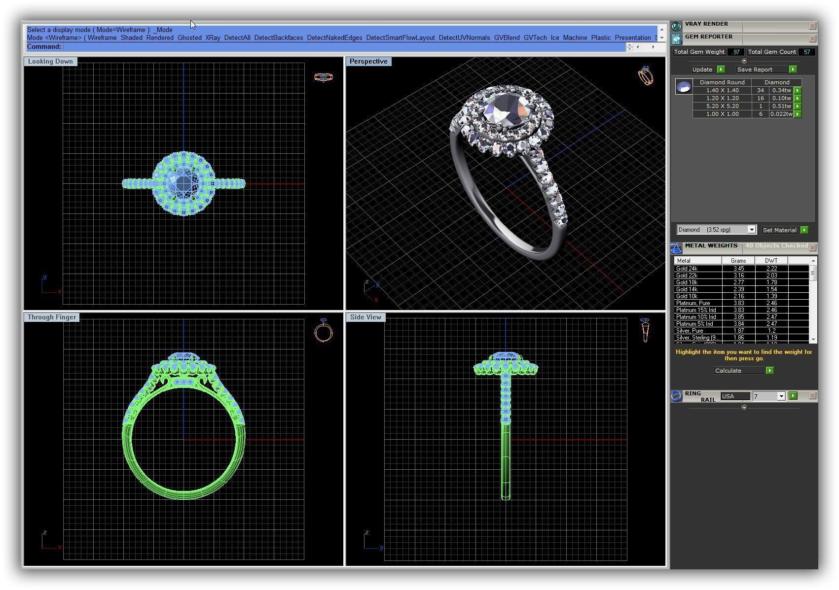 BULK-3DM-WithOut Gems-RING 51 Files 3D print model_42