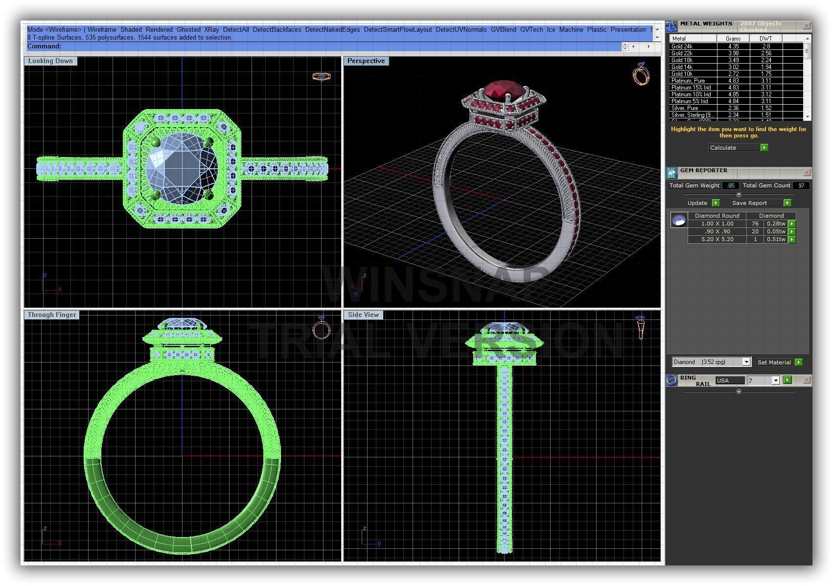 BULK-3DM-WithOut Gems-RING 22 Files 3D print model_21