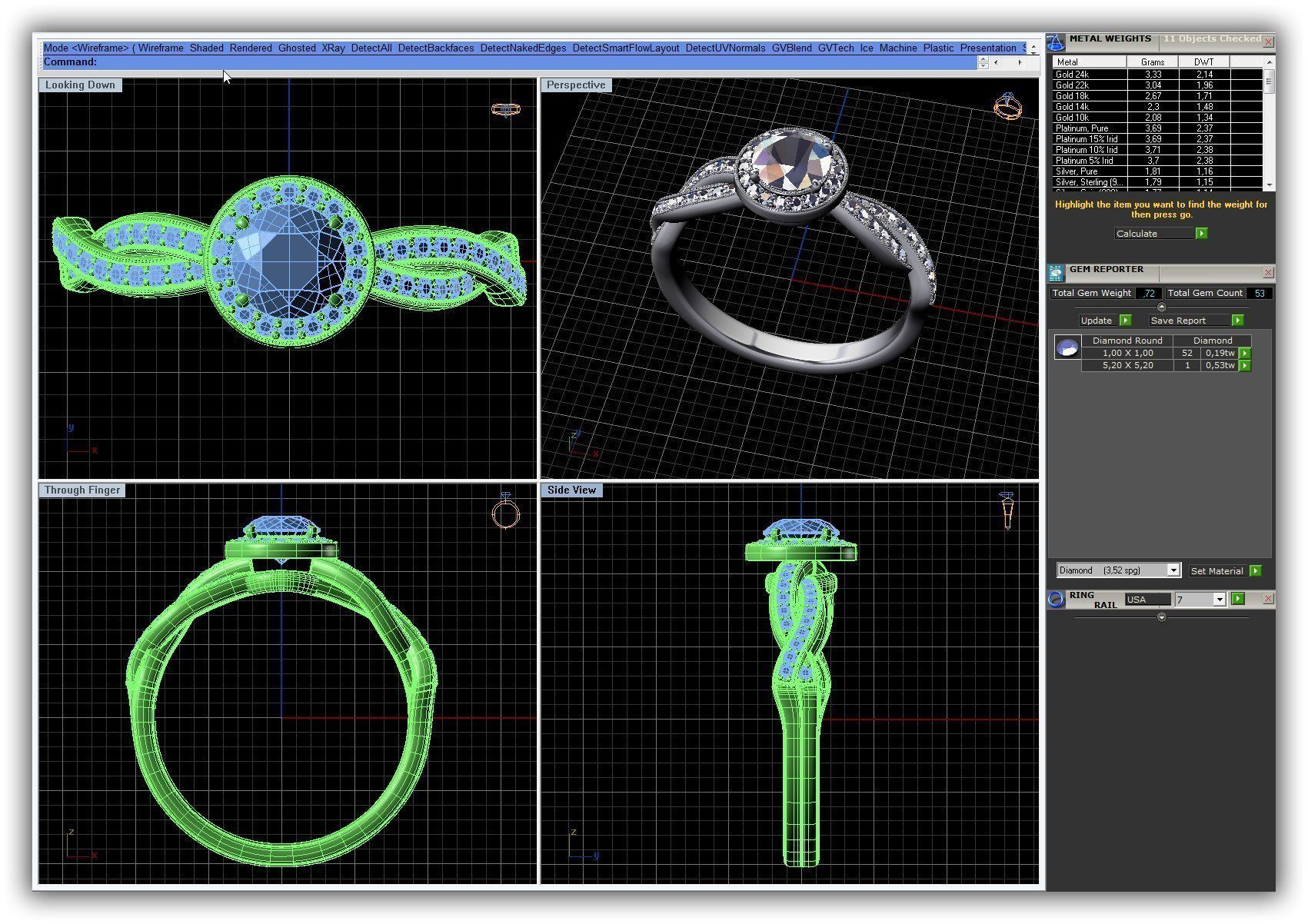 BULK-3DM-WithOut Gems-RING 22 Files 3D print model_17