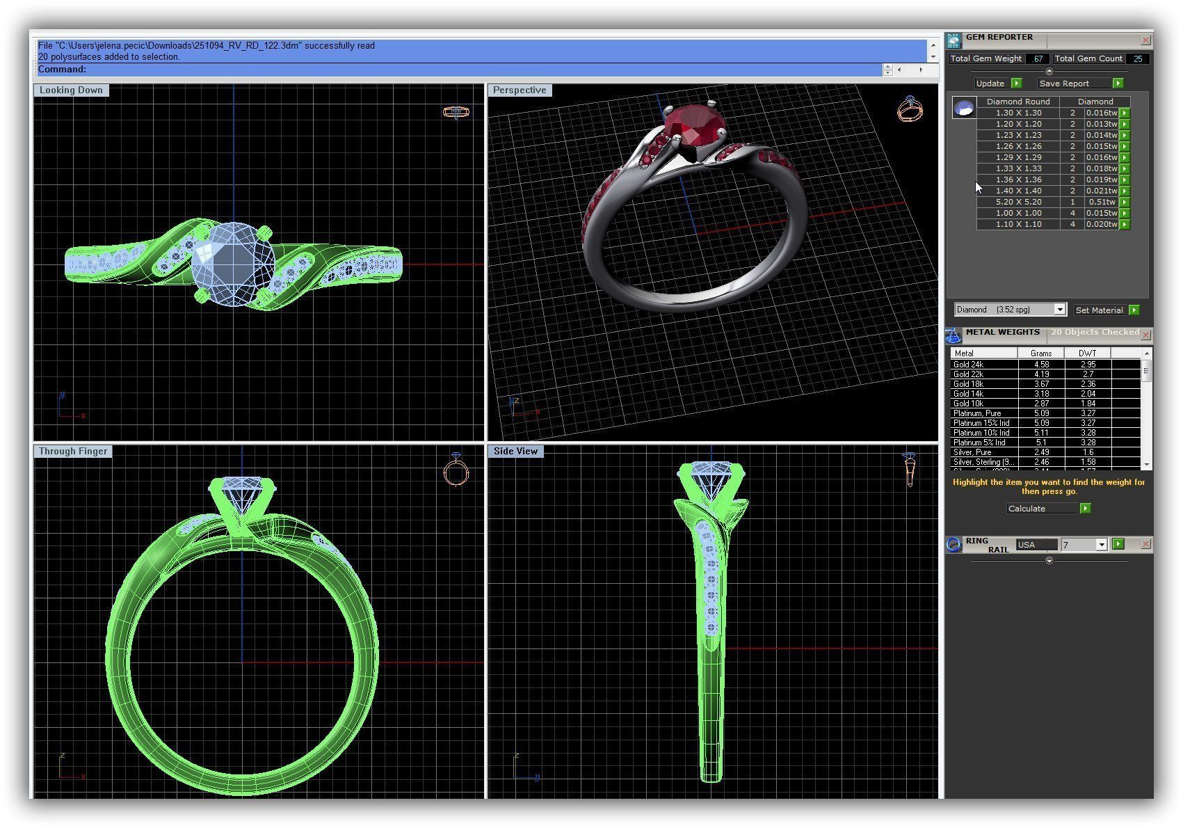 BULK-3DM-WithOut Gems-RING 22 Files 3D print model_12