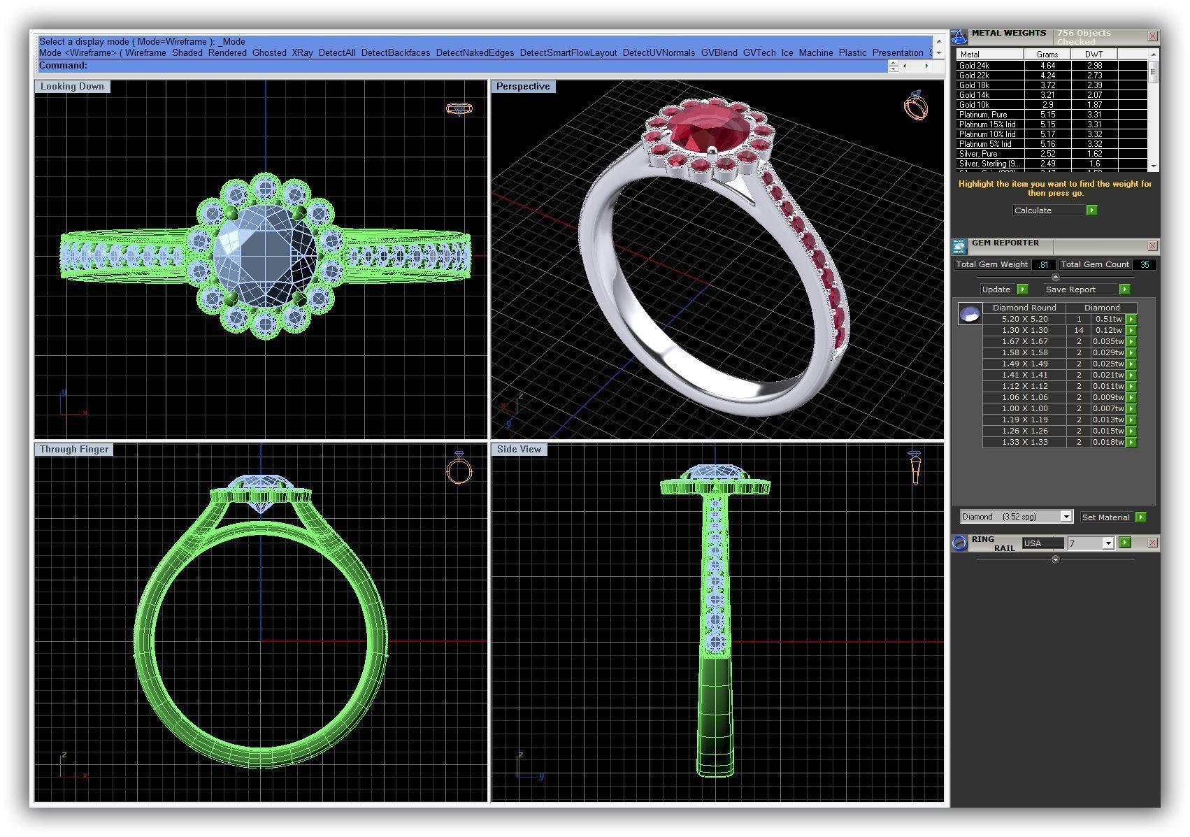BULK-3DM-WithOut Gems-RING 22 Files 3D print model_20
