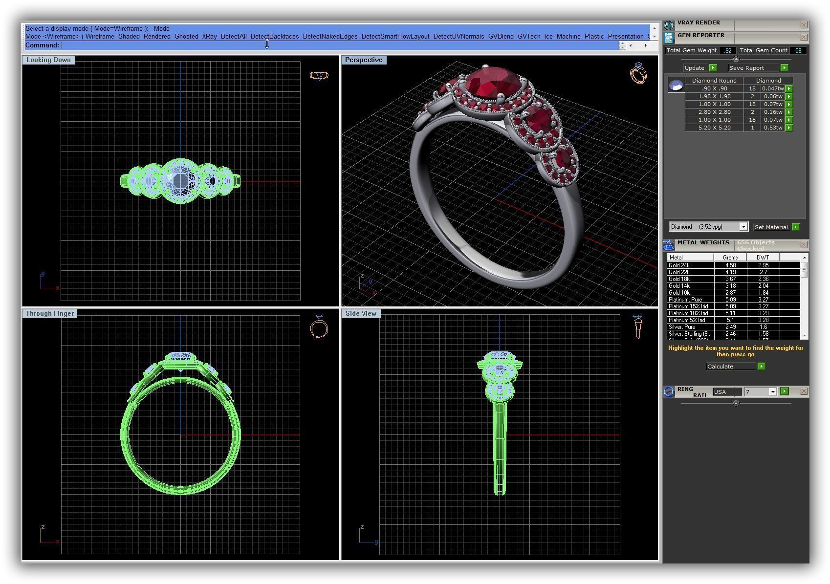 BULK-3DM-WithOut Gems-RING 22 Files 3D print model_18