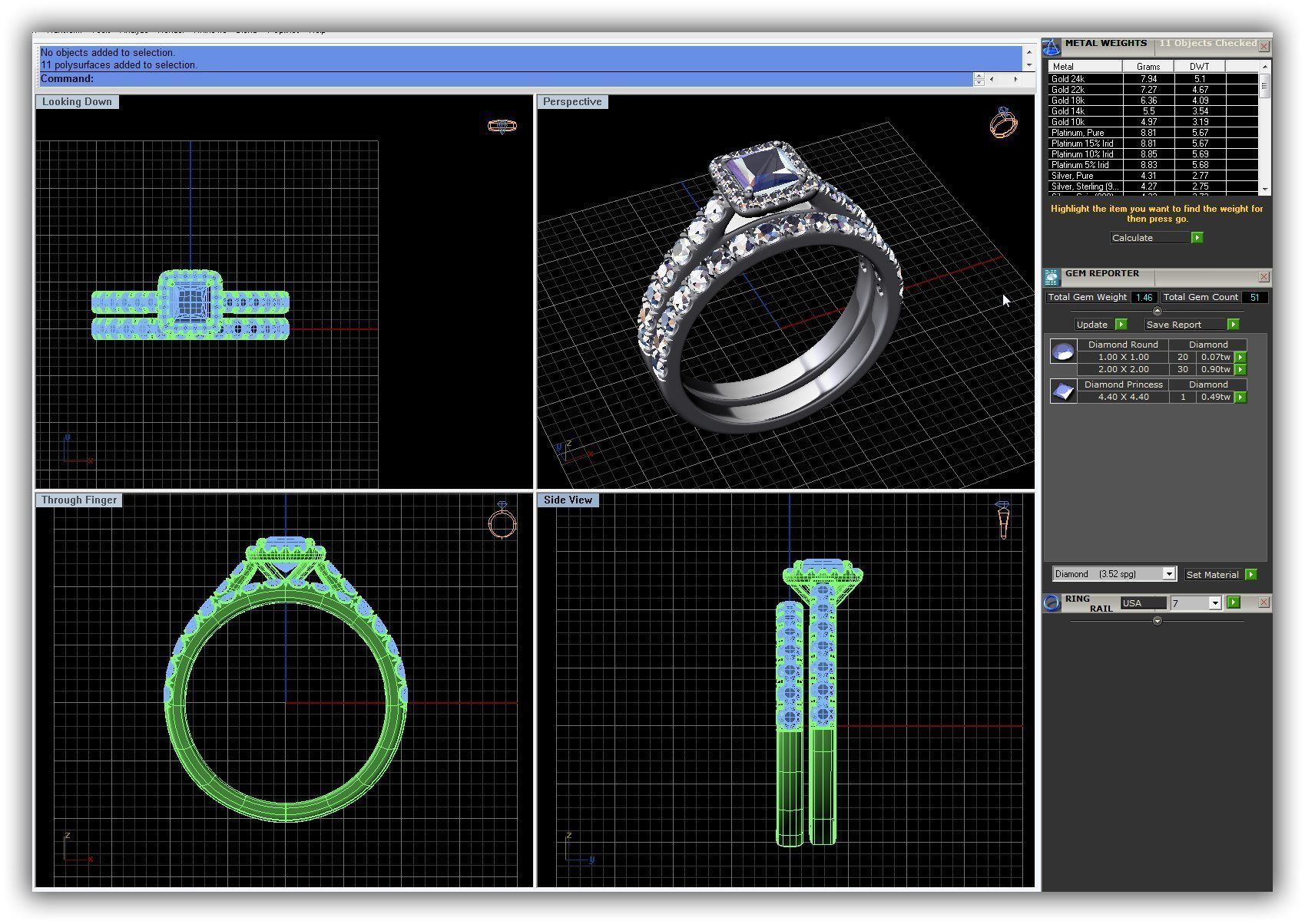 BULK-3DM-WithOut Gems-RING 30 Files 3D print model_20