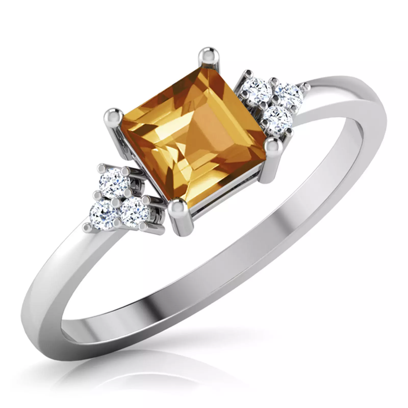 Box Diamond Ring 3D print model