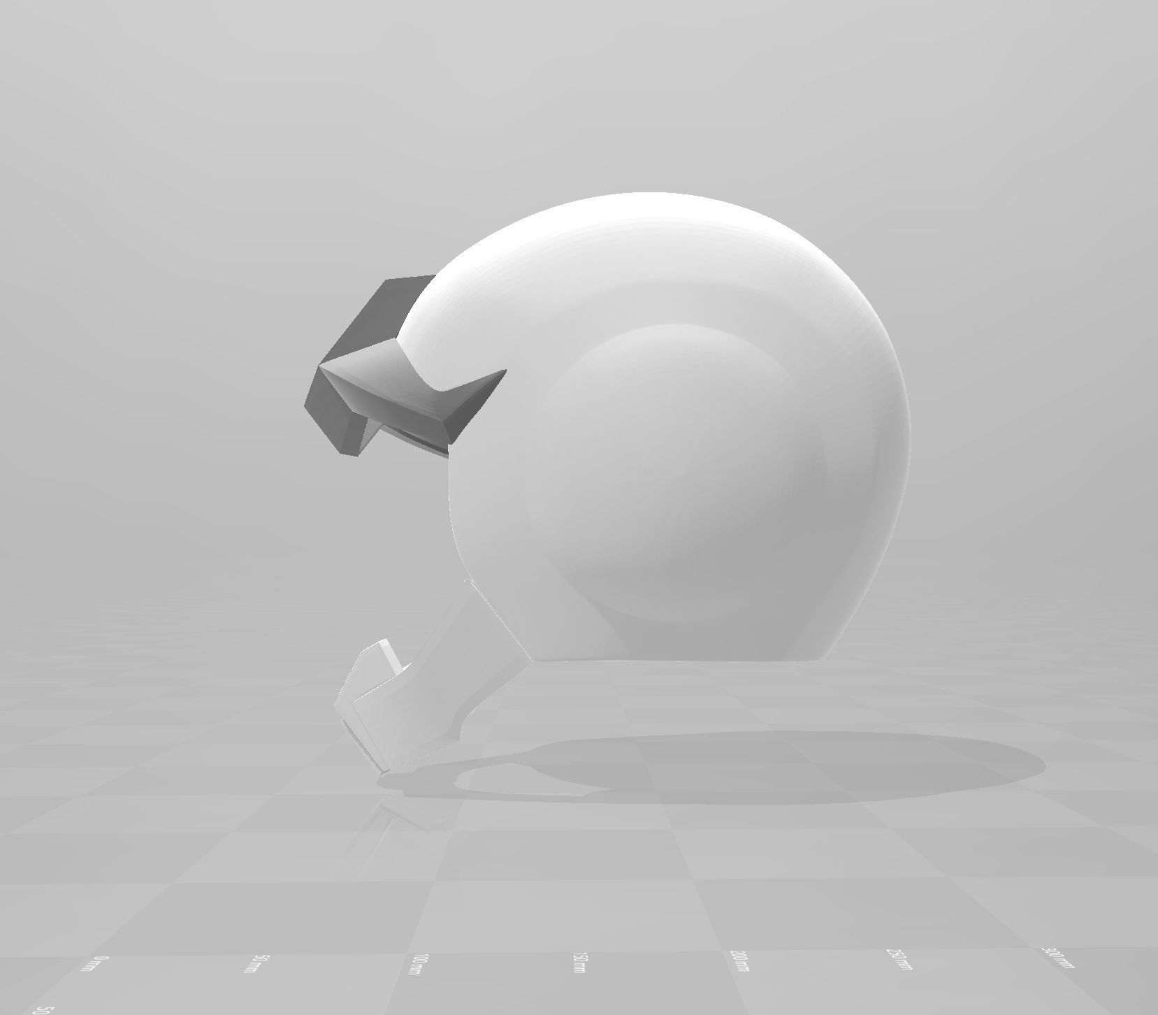 Gundam Earth Federation Space Helmet 3D print model_9